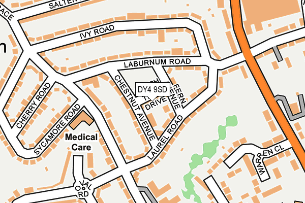 DY4 9SD map - OS OpenMap – Local (Ordnance Survey) DY4 9SD map - OS OpenMap – Local (Ordnance Survey)