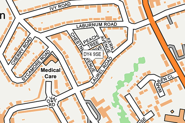 DY4 9SE map - OS OpenMap – Local (Ordnance Survey) DY4 9SE map - OS OpenMap – Local (Ordnance Survey)
