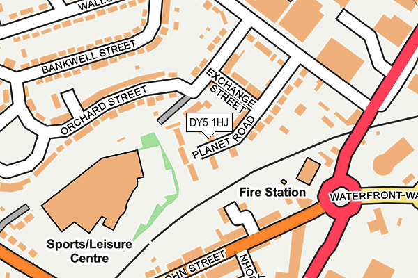 DY5 1HJ map - OS OpenMap – Local (Ordnance Survey) DY5 1HJ map - OS OpenMap – Local (Ordnance Survey)