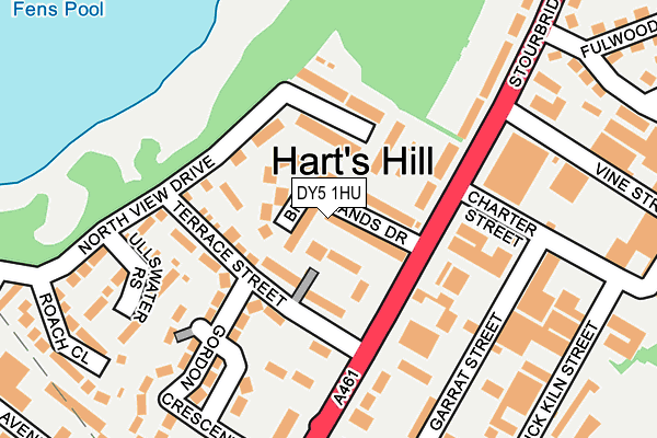 DY5 1HU map - OS OpenMap – Local (Ordnance Survey)