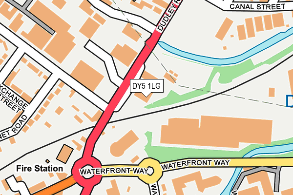 DY5 1LG map - OS OpenMap – Local (Ordnance Survey)