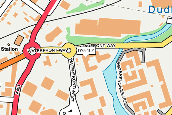 DY5 1LZ map - OS OpenMap – Local (Ordnance Survey) DY5 1LZ map - OS OpenMap – Local (Ordnance Survey)