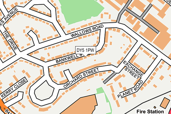 DY5 1PW map - OS OpenMap – Local (Ordnance Survey) DY5 1PW map - OS OpenMap – Local (Ordnance Survey)