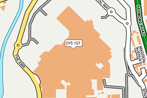 DY5 1QT map - OS OpenMap – Local (Ordnance Survey) DY5 1QT map - OS OpenMap – Local (Ordnance Survey)
