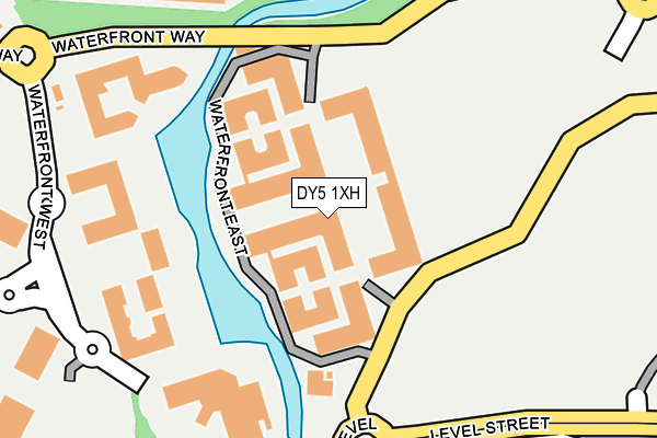 DY5 1XH map - OS OpenMap – Local (Ordnance Survey) DY5 1XH map - OS OpenMap – Local (Ordnance Survey)