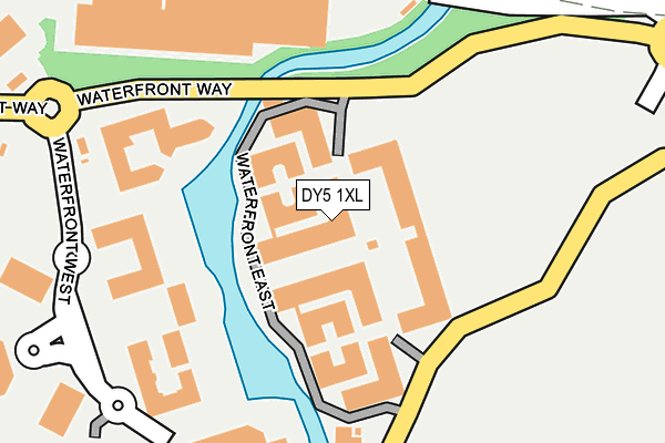 DY5 1XL map - OS OpenMap – Local (Ordnance Survey) DY5 1XL map - OS OpenMap – Local (Ordnance Survey)