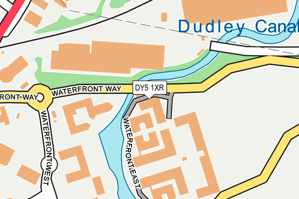 DY5 1XR map - OS OpenMap – Local (Ordnance Survey) DY5 1XR map - OS OpenMap – Local (Ordnance Survey)