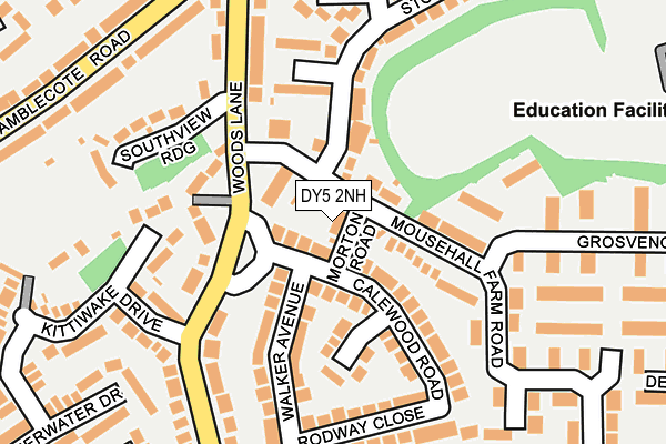 DY5 2NH map - OS OpenMap – Local (Ordnance Survey) DY5 2NH map - OS OpenMap – Local (Ordnance Survey)
