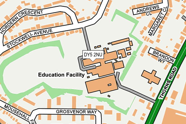 DY5 2NU map - OS OpenMap – Local (Ordnance Survey) DY5 2NU map - OS OpenMap – Local (Ordnance Survey)