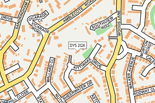 DY5 2QX map - OS OpenMap – Local (Ordnance Survey) DY5 2QX map - OS OpenMap – Local (Ordnance Survey)