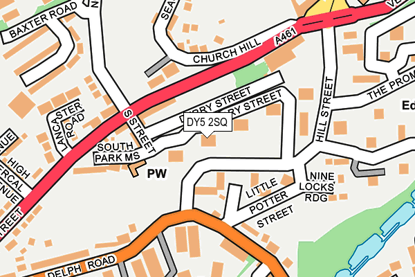 DY5 2SQ map - OS OpenMap – Local (Ordnance Survey) DY5 2SQ map - OS OpenMap – Local (Ordnance Survey)