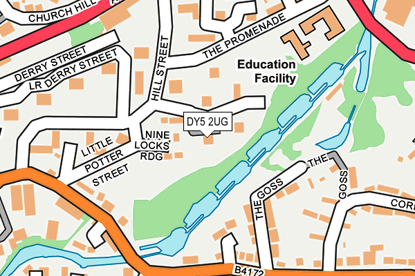 DY5 2UG map - OS OpenMap – Local (Ordnance Survey) DY5 2UG map - OS OpenMap – Local (Ordnance Survey)