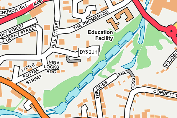 DY5 2UH map - OS OpenMap – Local (Ordnance Survey) DY5 2UH map - OS OpenMap – Local (Ordnance Survey)