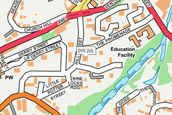 DY5 2UL map - OS OpenMap – Local (Ordnance Survey) DY5 2UL map - OS OpenMap – Local (Ordnance Survey)