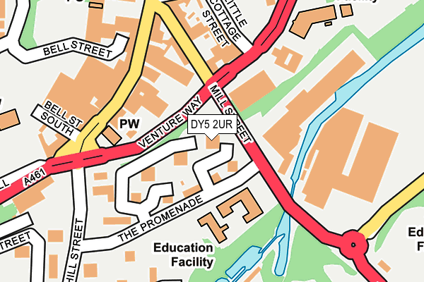 DY5 2UR map - OS OpenMap – Local (Ordnance Survey) DY5 2UR map - OS OpenMap – Local (Ordnance Survey)