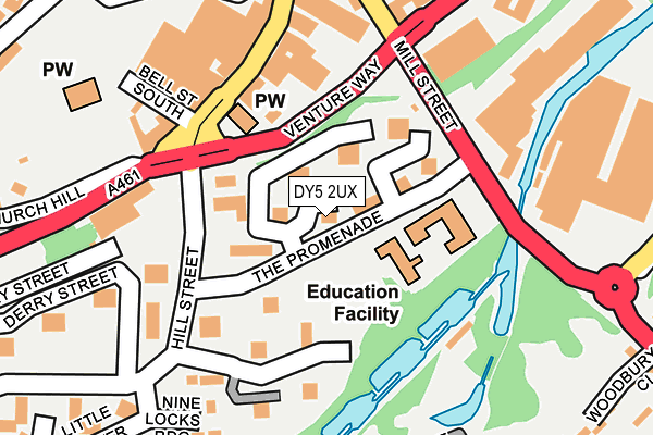 DY5 2UX map - OS OpenMap – Local (Ordnance Survey)