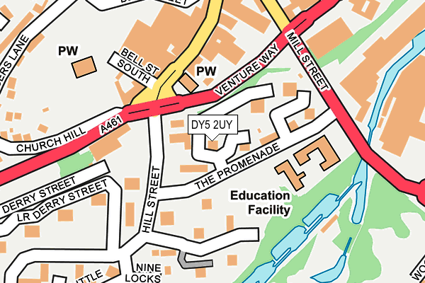 DY5 2UY map - OS OpenMap – Local (Ordnance Survey) DY5 2UY map - OS OpenMap – Local (Ordnance Survey)