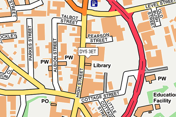 DY5 3ET map - OS OpenMap – Local (Ordnance Survey) DY5 3ET map - OS OpenMap – Local (Ordnance Survey)
