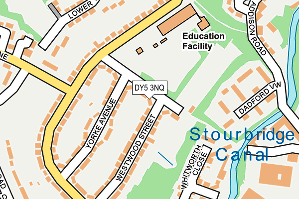 DY5 3NQ map - OS OpenMap – Local (Ordnance Survey) DY5 3NQ map - OS OpenMap – Local (Ordnance Survey)