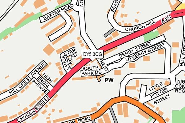 DY5 3QG map - OS OpenMap – Local (Ordnance Survey) DY5 3QG map - OS OpenMap – Local (Ordnance Survey)