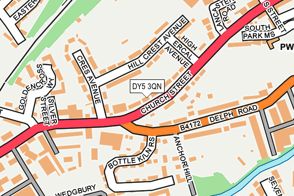 DY5 3QN map - OS OpenMap – Local (Ordnance Survey)