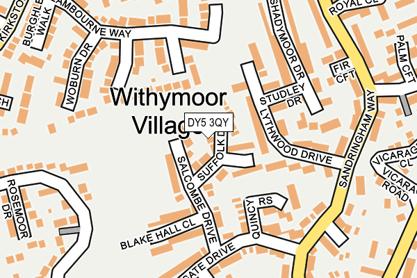 DY5 3QY map - OS OpenMap – Local (Ordnance Survey) DY5 3QY map - OS OpenMap – Local (Ordnance Survey)