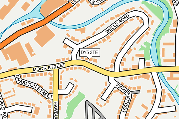 DY5 3TE map - OS OpenMap – Local (Ordnance Survey) DY5 3TE map - OS OpenMap – Local (Ordnance Survey)