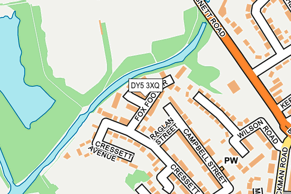 DY5 3XQ map - OS OpenMap – Local (Ordnance Survey) DY5 3XQ map - OS OpenMap – Local (Ordnance Survey)