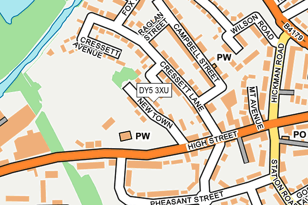 DY5 3XU map - OS OpenMap – Local (Ordnance Survey) DY5 3XU map - OS OpenMap – Local (Ordnance Survey)