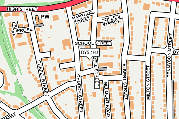 DY5 4HJ map - OS OpenMap – Local (Ordnance Survey) DY5 4HJ map - OS OpenMap – Local (Ordnance Survey)