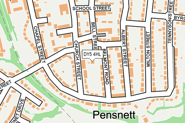 DY5 4HL map - OS OpenMap – Local (Ordnance Survey) DY5 4HL map - OS OpenMap – Local (Ordnance Survey)