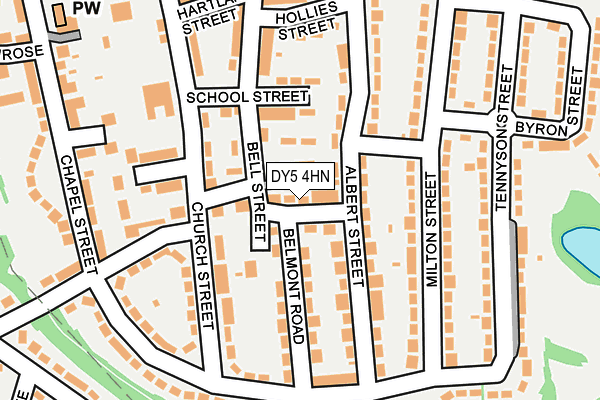 DY5 4HN map - OS OpenMap – Local (Ordnance Survey) DY5 4HN map - OS OpenMap – Local (Ordnance Survey)