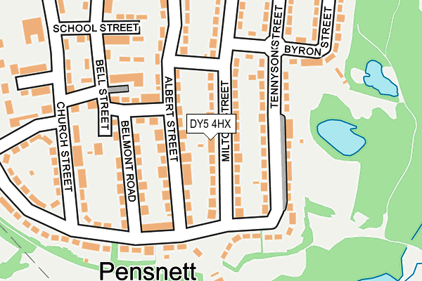 DY5 4HX map - OS OpenMap – Local (Ordnance Survey) DY5 4HX map - OS OpenMap – Local (Ordnance Survey)