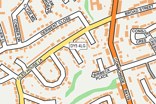 DY5 4LG map - OS OpenMap – Local (Ordnance Survey) DY5 4LG map - OS OpenMap – Local (Ordnance Survey)