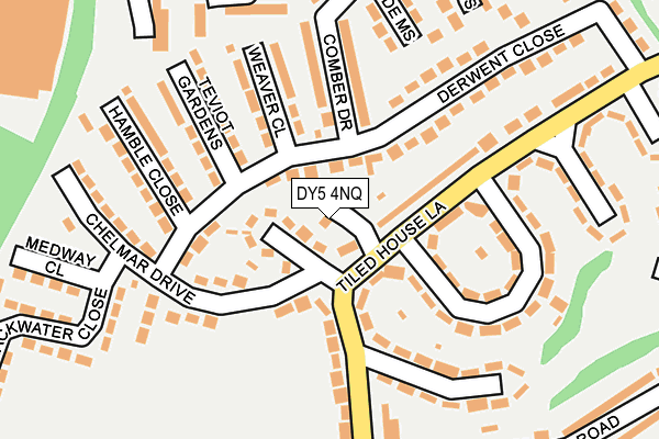 DY5 4NQ map - OS OpenMap – Local (Ordnance Survey) DY5 4NQ map - OS OpenMap – Local (Ordnance Survey)