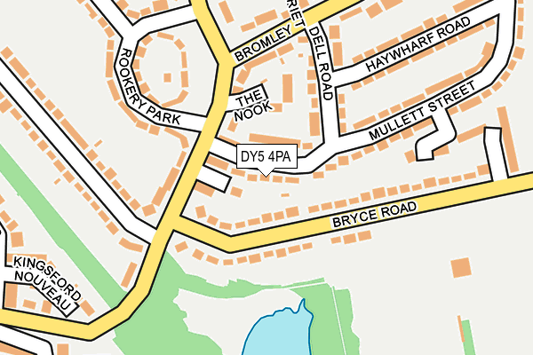 DY5 4PA map - OS OpenMap – Local (Ordnance Survey) DY5 4PA map - OS OpenMap – Local (Ordnance Survey)