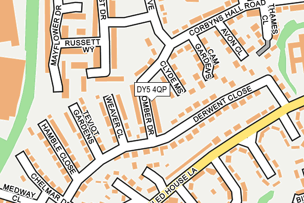 DY5 4QP map - OS OpenMap – Local (Ordnance Survey) DY5 4QP map - OS OpenMap – Local (Ordnance Survey)