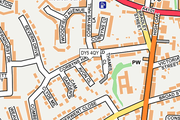 DY5 4QY map - OS OpenMap – Local (Ordnance Survey)