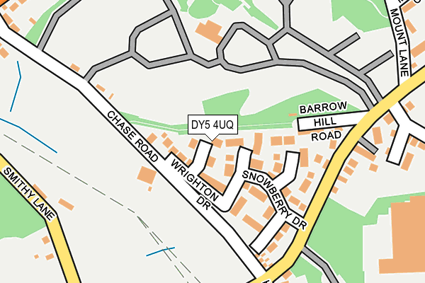 DY5 4UQ map - OS OpenMap – Local (Ordnance Survey) DY5 4UQ map - OS OpenMap – Local (Ordnance Survey)