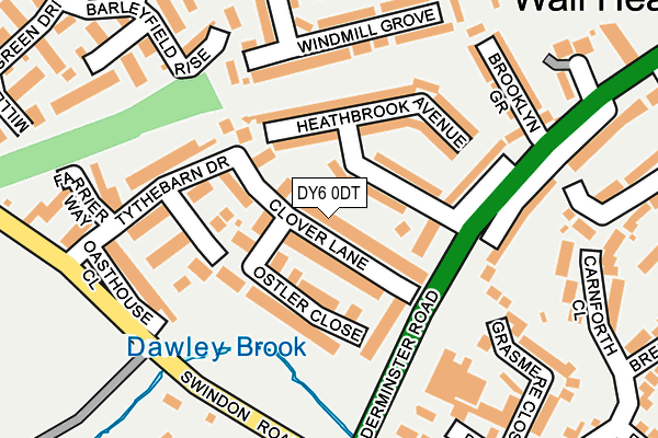 DY6 0DT map - OS OpenMap – Local (Ordnance Survey)