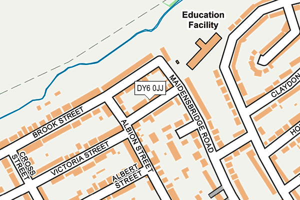 DY6 0JJ map - OS OpenMap – Local (Ordnance Survey) DY6 0JJ map - OS OpenMap – Local (Ordnance Survey)