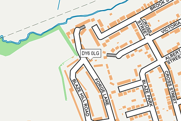 DY6 0LG map - OS OpenMap – Local (Ordnance Survey) DY6 0LG map - OS OpenMap – Local (Ordnance Survey)