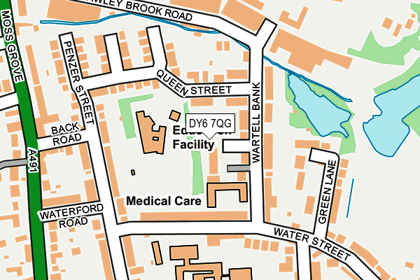 DY6 7QG map - OS OpenMap – Local (Ordnance Survey)