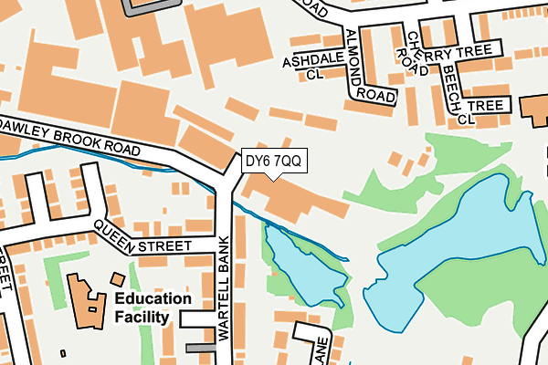 DY6 7QQ map - OS OpenMap – Local (Ordnance Survey) DY6 7QQ map - OS OpenMap – Local (Ordnance Survey)