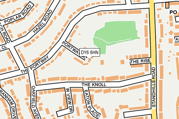 DY6 8HN map - OS OpenMap – Local (Ordnance Survey)