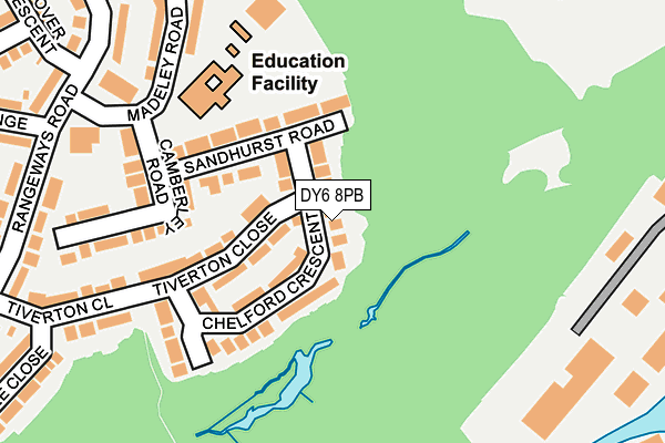 DY6 8PB map - OS OpenMap – Local (Ordnance Survey) DY6 8PB map - OS OpenMap – Local (Ordnance Survey)
