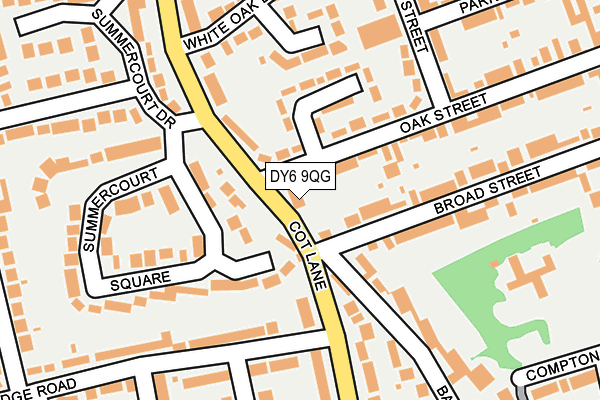 DY6 9QG map - OS OpenMap – Local (Ordnance Survey) DY6 9QG map - OS OpenMap – Local (Ordnance Survey)