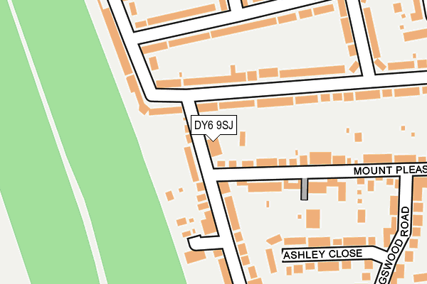 DY6 9SJ map - OS OpenMap – Local (Ordnance Survey) DY6 9SJ map - OS OpenMap – Local (Ordnance Survey)