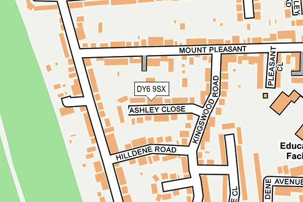 DY6 9SX map - OS OpenMap – Local (Ordnance Survey) DY6 9SX map - OS OpenMap – Local (Ordnance Survey)
