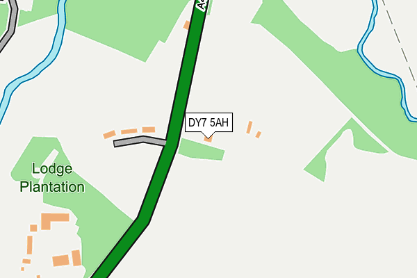 DY7 5AH map - OS OpenMap – Local (Ordnance Survey) DY7 5AH map - OS OpenMap – Local (Ordnance Survey)